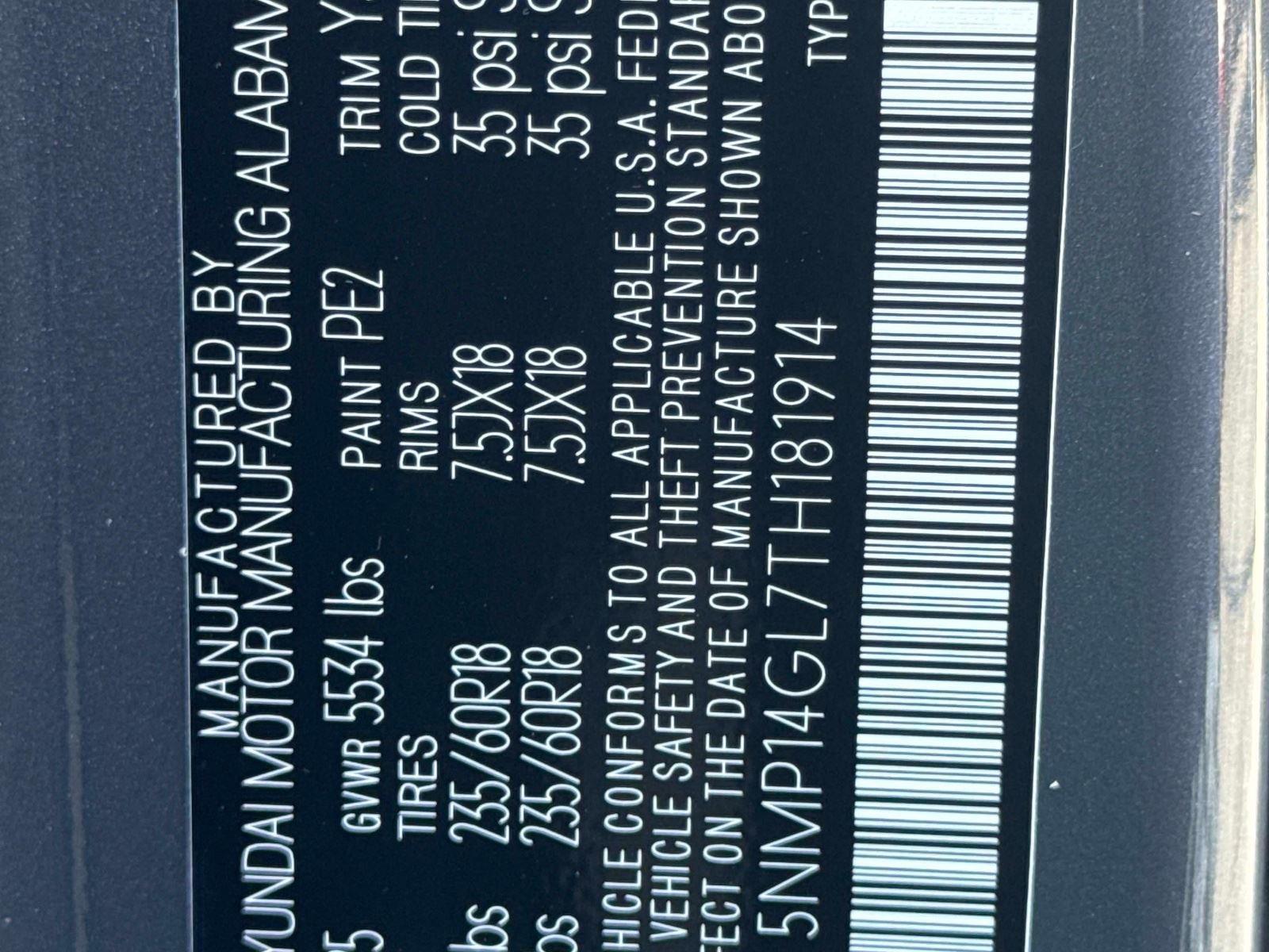 2026 Hyundai Santa Fe SE