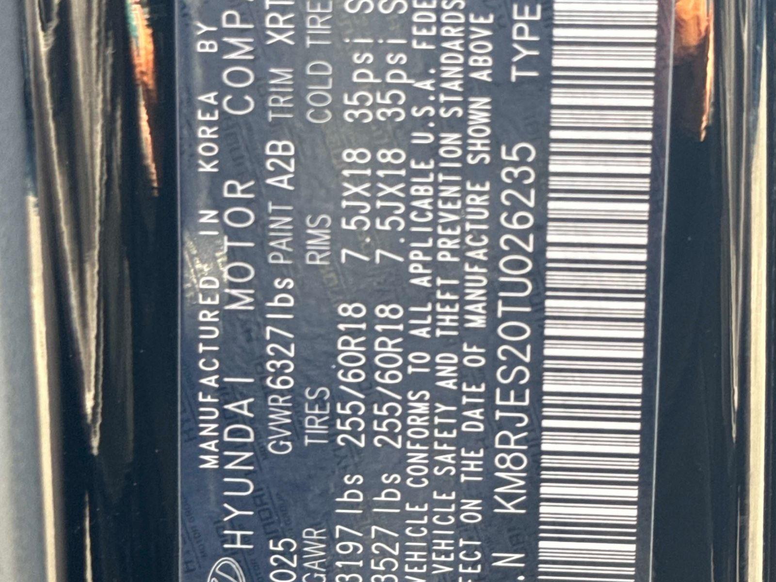 2026 Hyundai Palisade XRT Pro