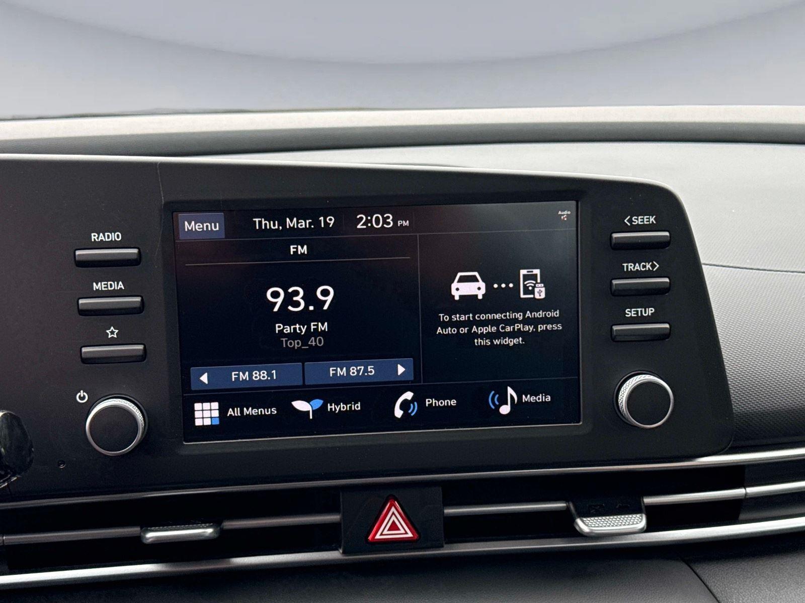 2026 Hyundai Elantra Hybrid Blue