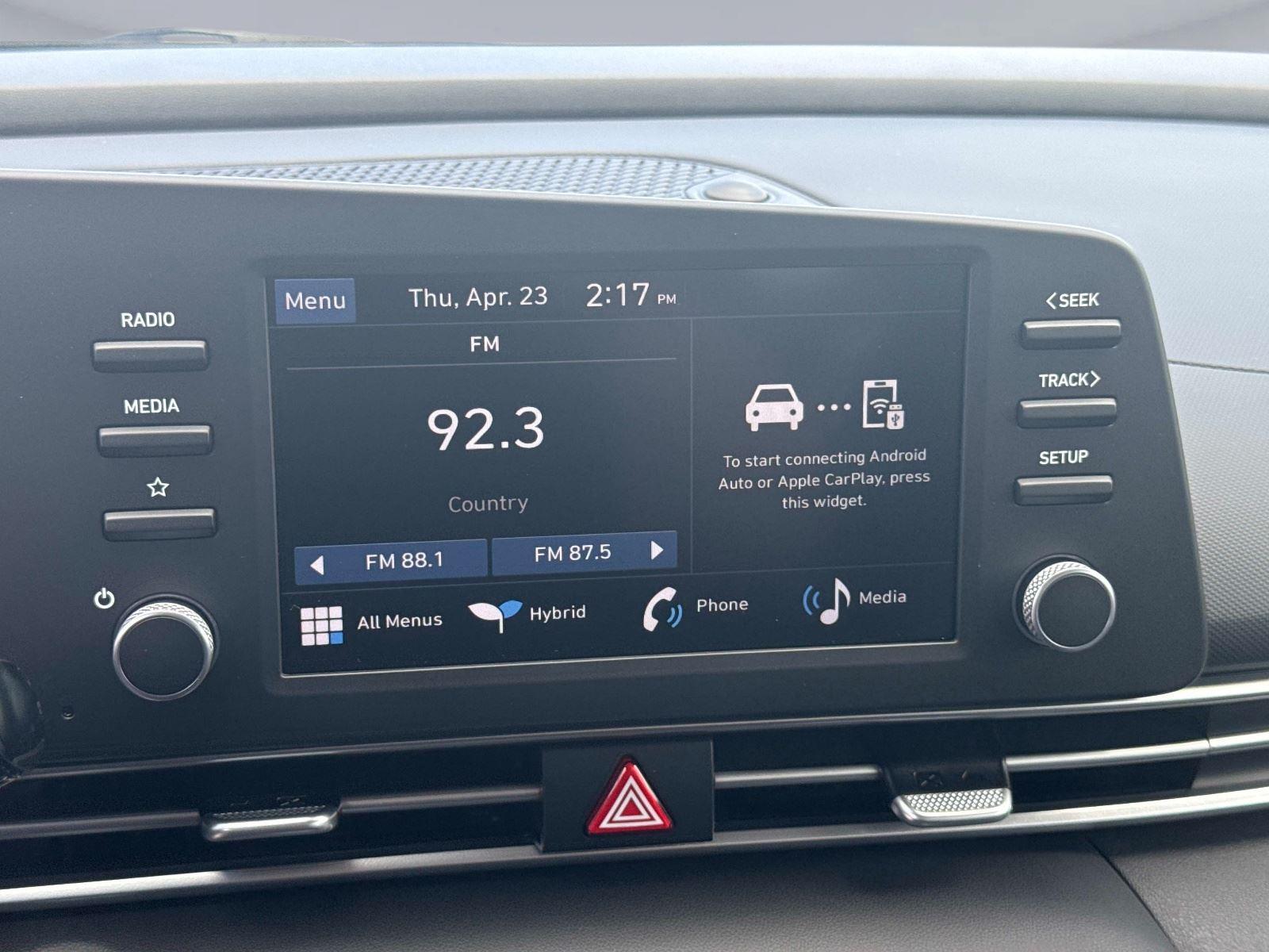2026 Hyundai Elantra Hybrid Blue