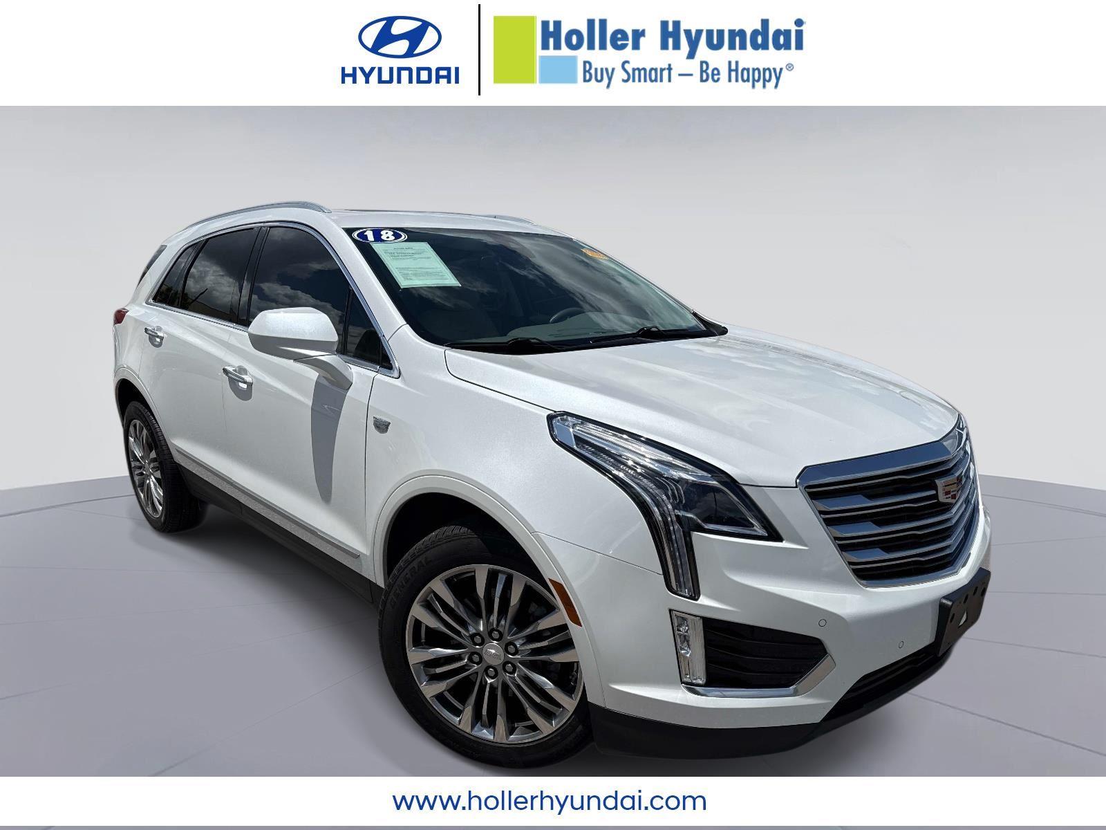 Crystal White Tricoat 2018 Cadillac XT5 Premium Luxury AWD SUV / Crossover Four-Wheel Drive 8-Speed Automatic