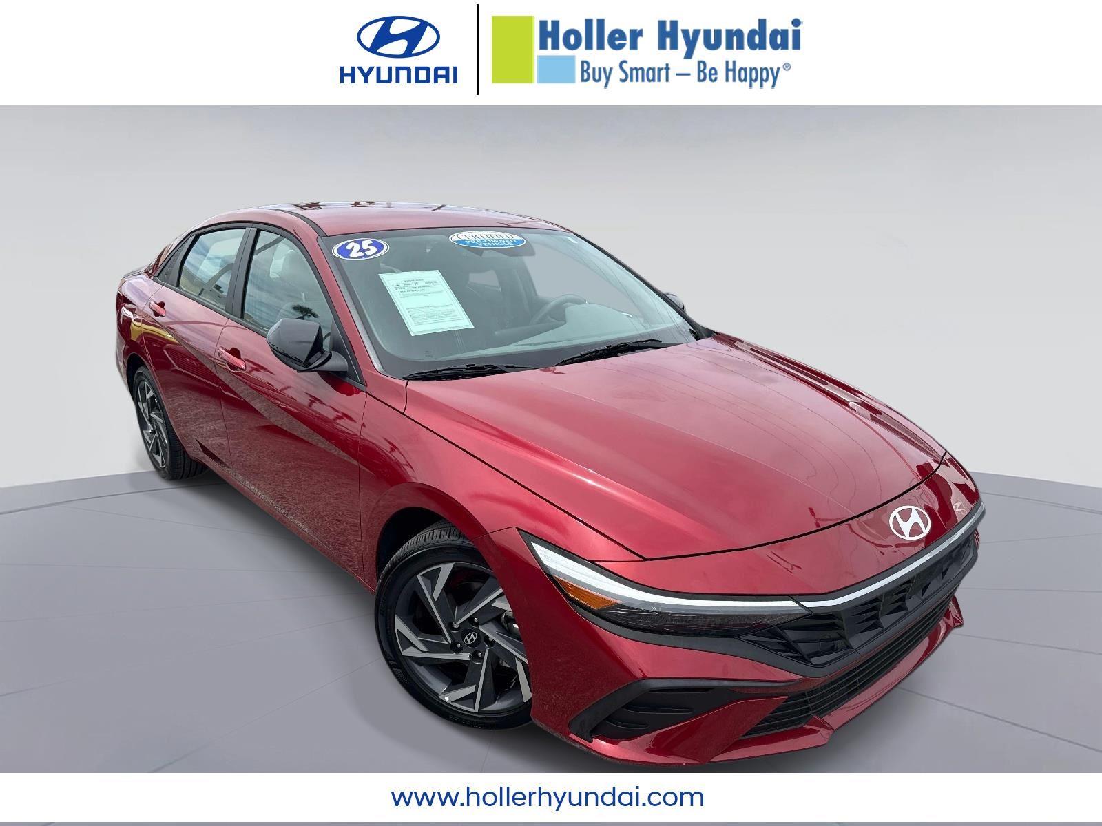 Ultimate Red 2025 Hyundai Elantra SEL Sport FWD Sedan Front-Wheel Drive Continuously Variable Transmission