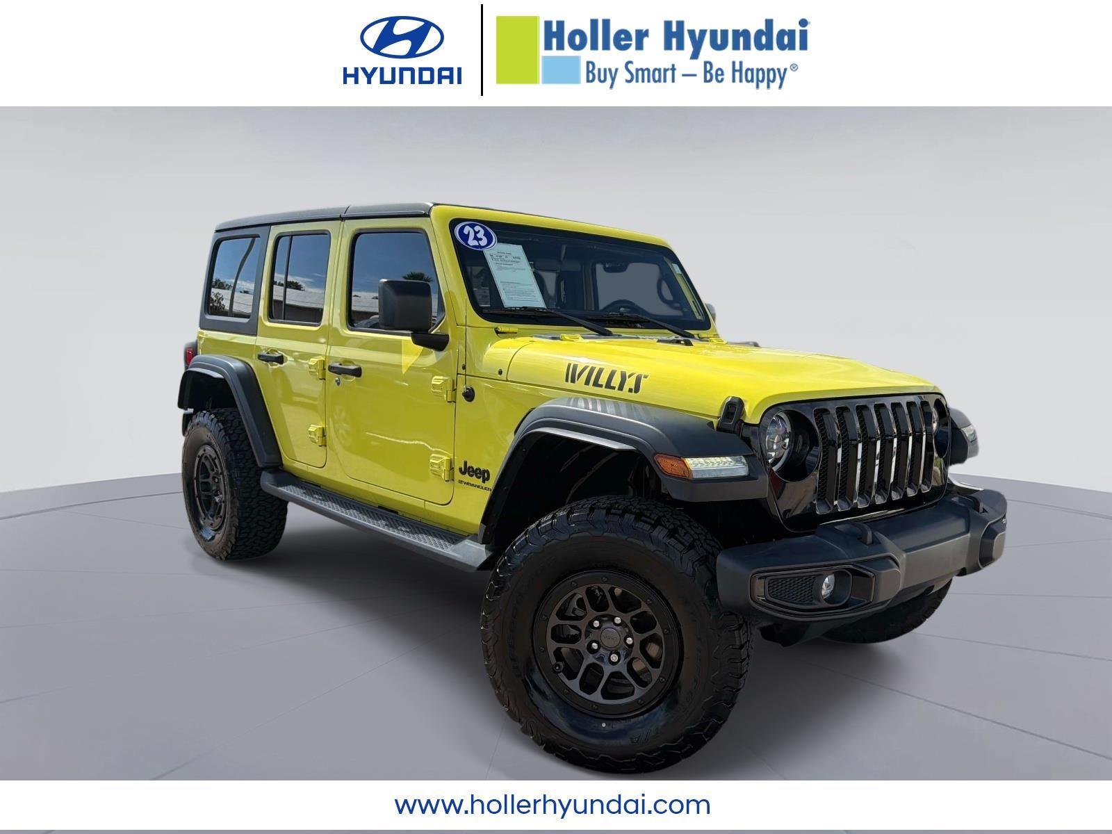 High Velocity Clearcoat 2023 Jeep Wrangler SUV / Crossover Four-Wheel Drive 8-Speed Automatic