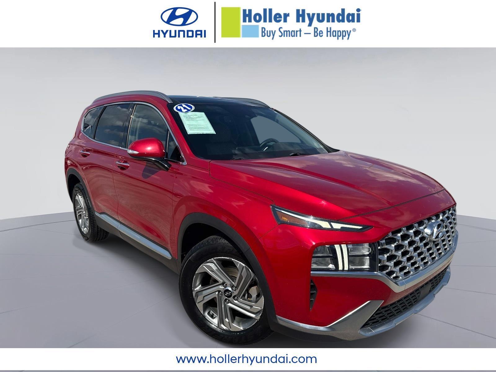 Calypso Red 2021 Hyundai Santa Fe SUV / Crossover Front-Wheel Drive Automatic
