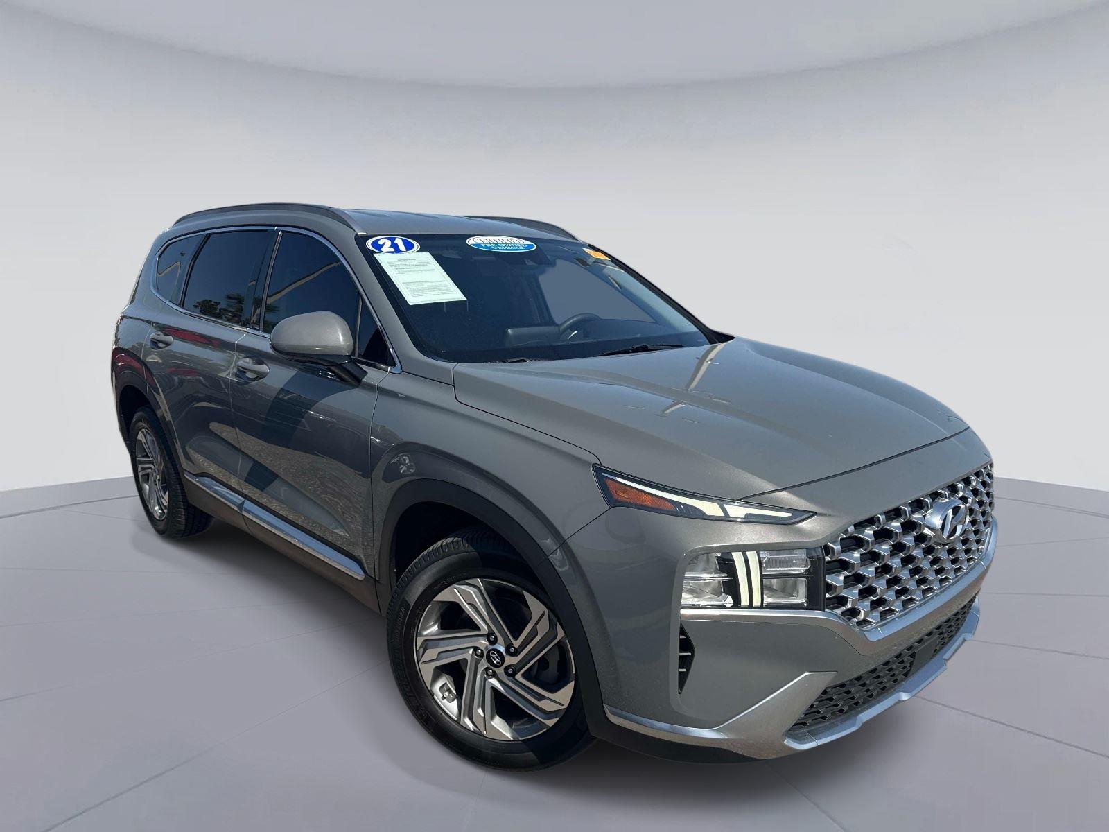 Hampton Gray 2021 Hyundai Santa Fe SUV / Crossover Front-Wheel Drive Automatic