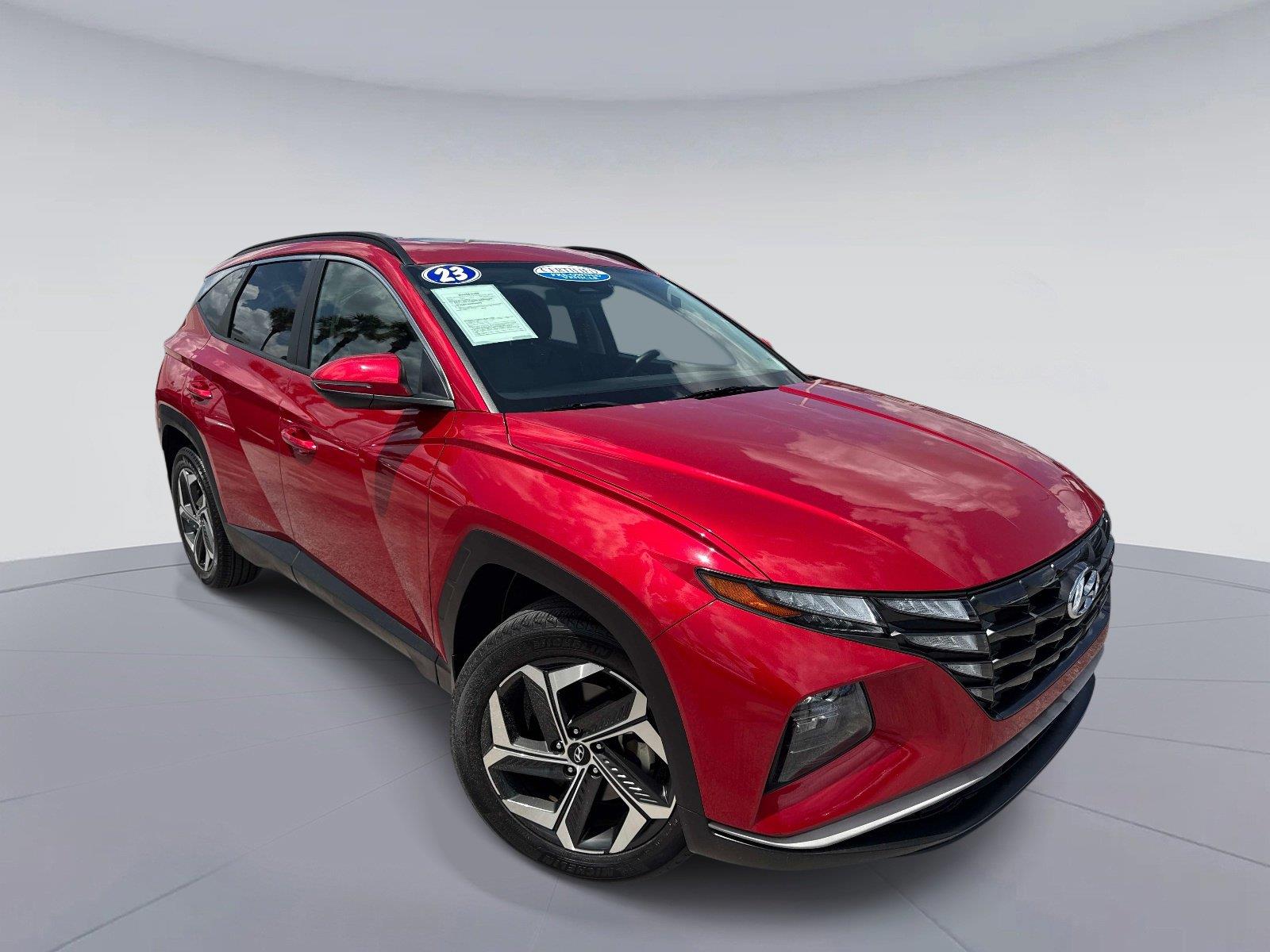 Calypso Red 2023 Hyundai Tucson SUV / Crossover All-Wheel Drive Automatic