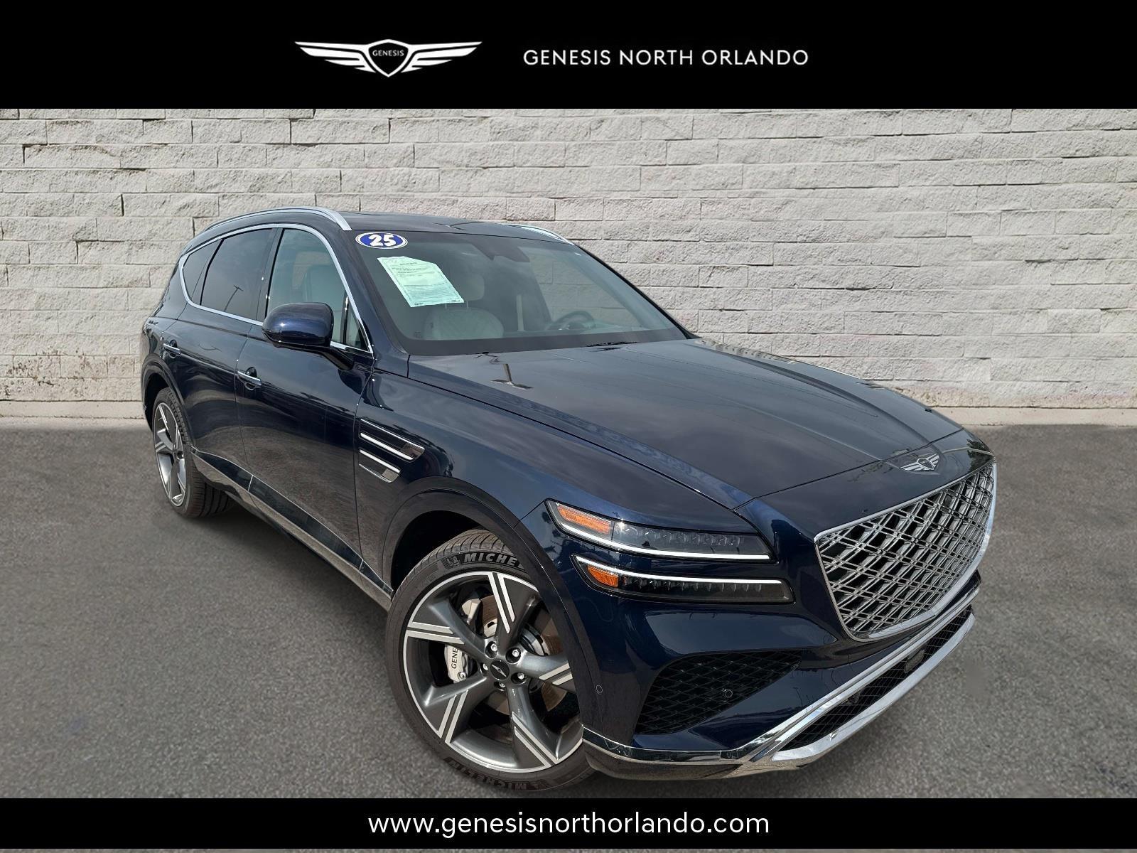 Capri Blue 2025 Genesis GV80 SUV / Crossover All-Wheel Drive Automatic