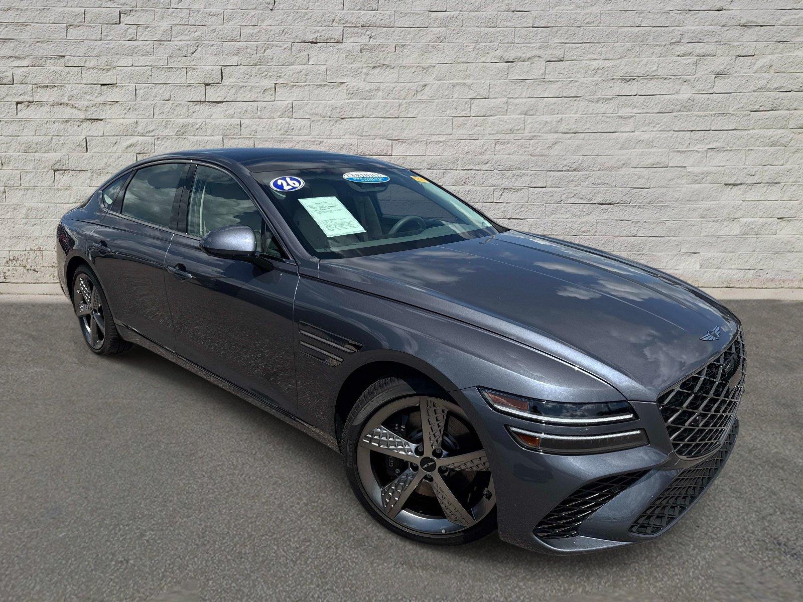 Ceres Blue 2026 Genesis G80 Sedan All-Wheel Drive Automatic