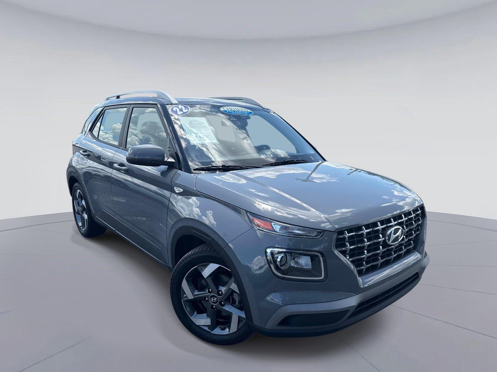 Galactic Gray 2022 Hyundai Venue SUV / Crossover Front-Wheel Drive Continuously Variable Transmission