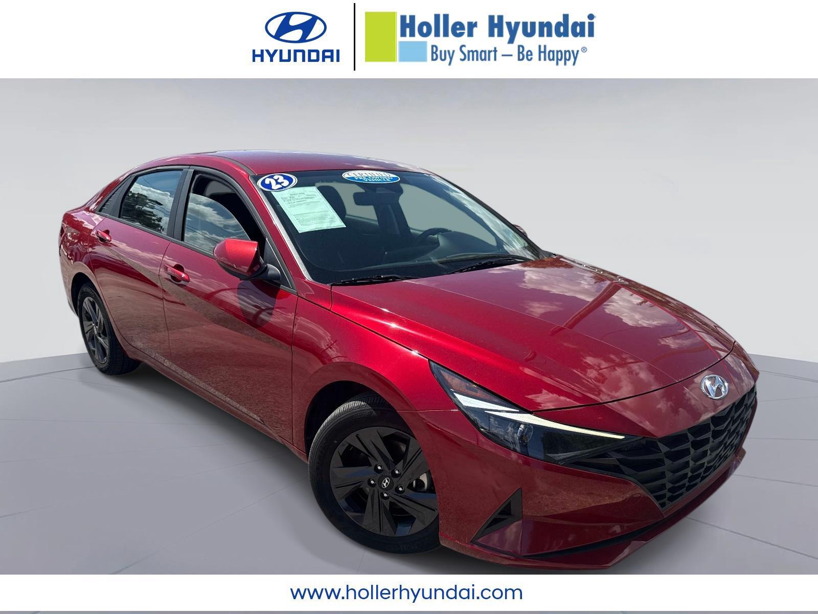 Ultimate Red 2023 Hyundai Elantra Sedan Front-Wheel Drive Continuously Variable Transmission