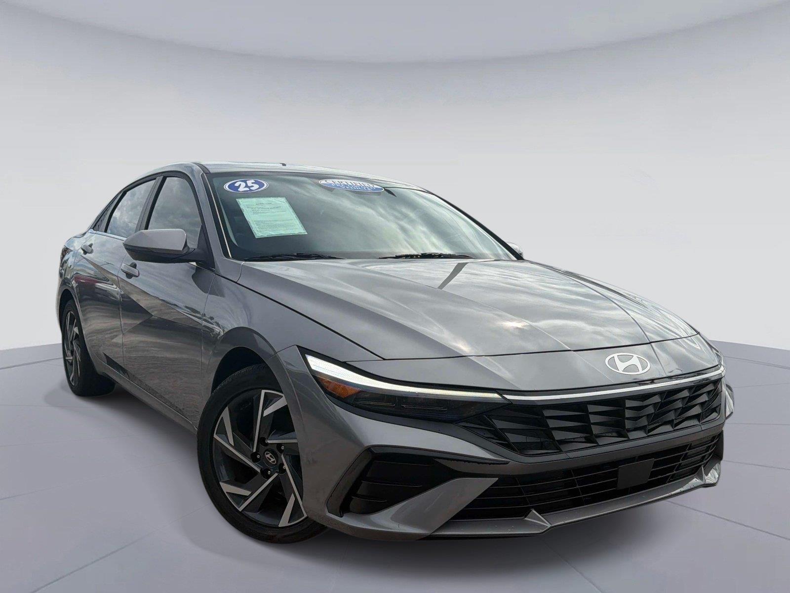 Fluid Metal 2025 Hyundai Elantra Hybrid Sedan Front-Wheel Drive Automatic