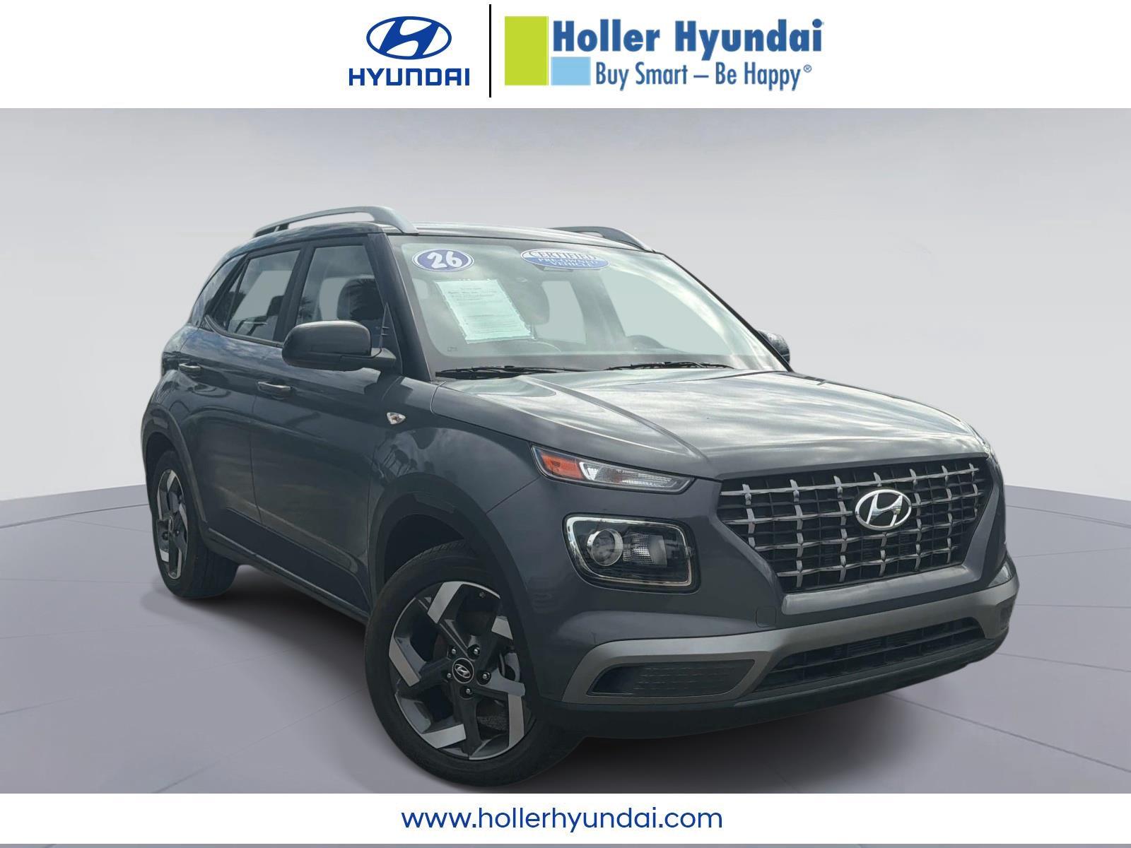 Ecotronic Gray w/Black Roof 2026 Hyundai Venue SUV / Crossover Front-Wheel Drive Continuously Variable Transmission