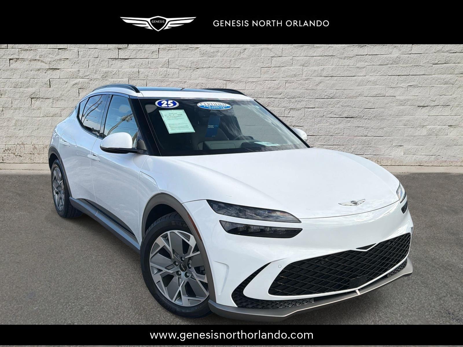 Alta White 2025 Genesis GV60 SUV / Crossover Rear-Wheel Drive Automatic