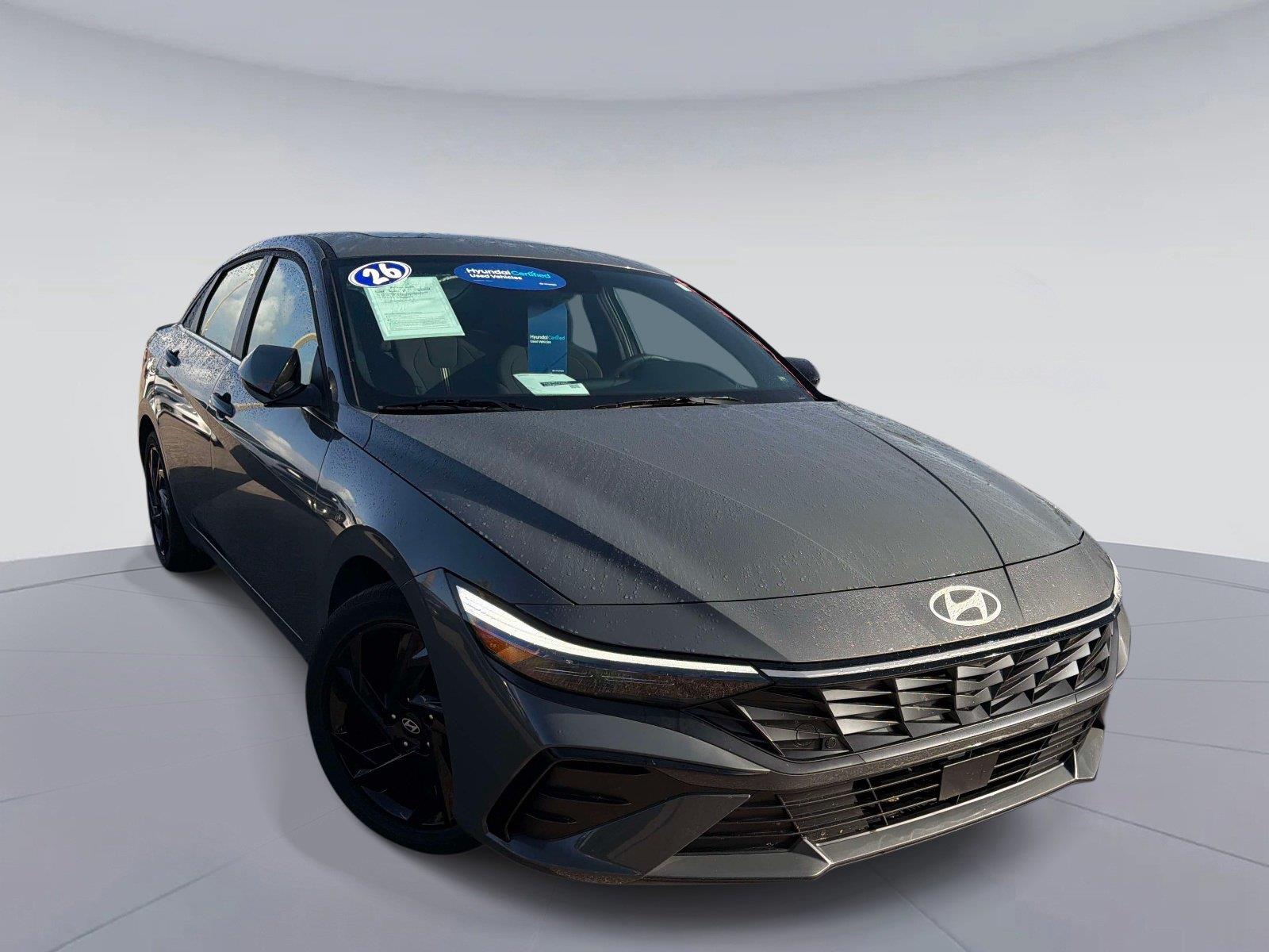 Amazon Gray 2026 Hyundai Elantra Sedan Front-Wheel Drive Continuously Variable Transmission