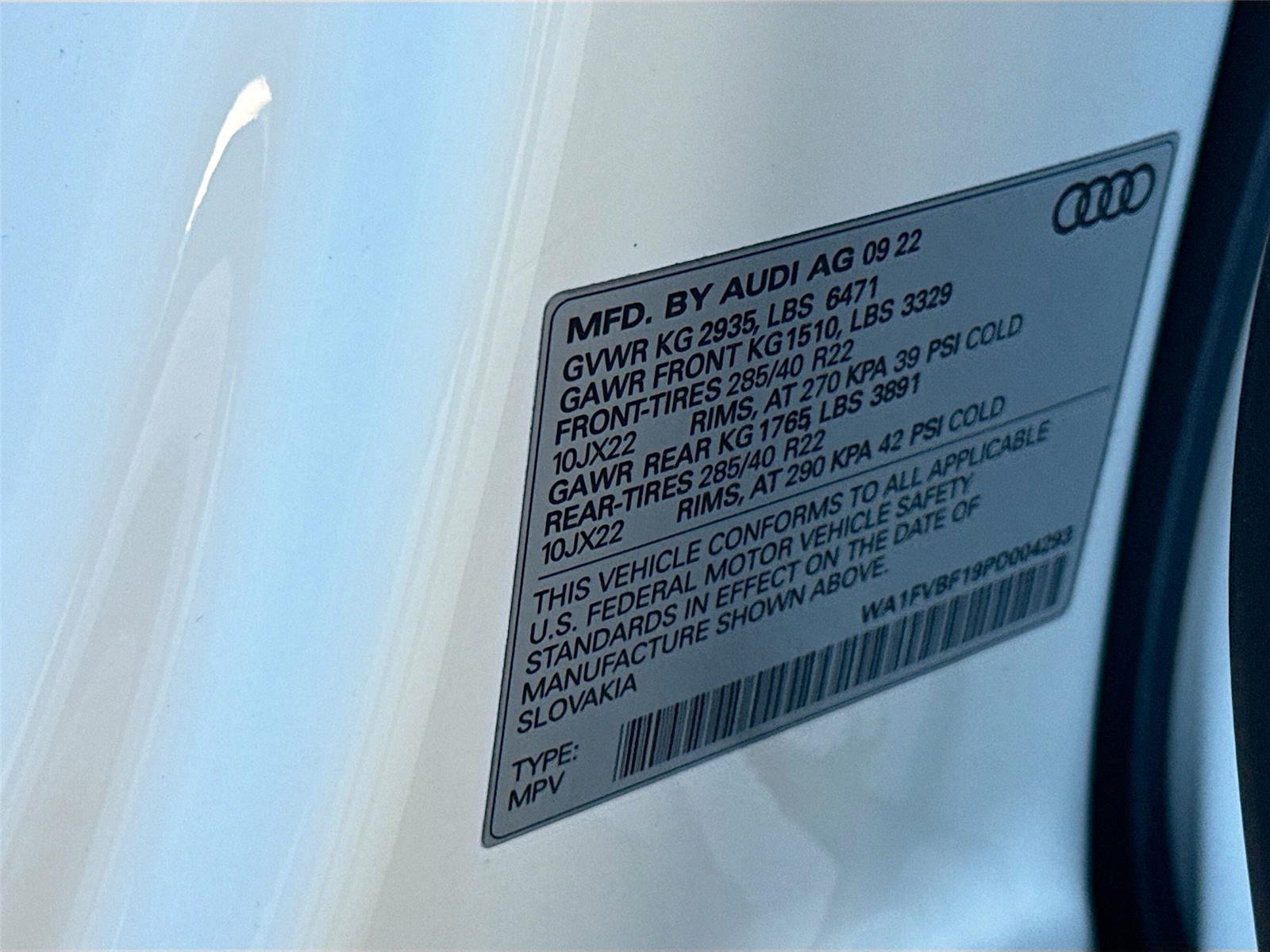 2023 AUDI Q8 PRESTIGE S-L