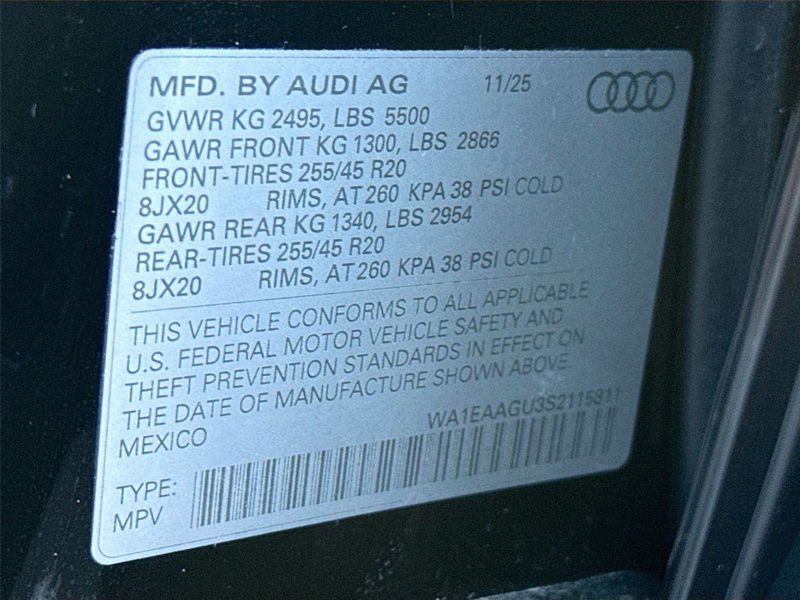 2025 Audi Q5 Sportback Premium Plus