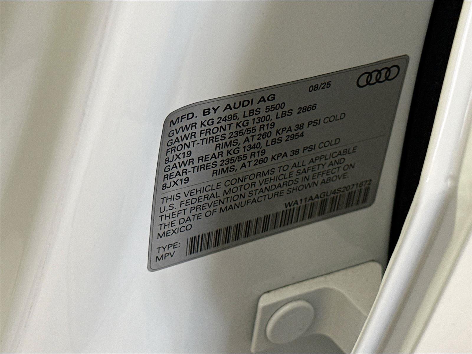 2025 Audi Q5 Premium