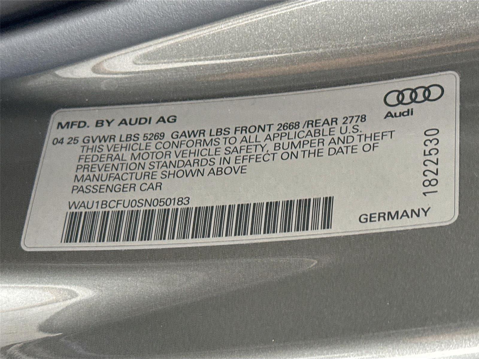 2025 Audi A5 Premium