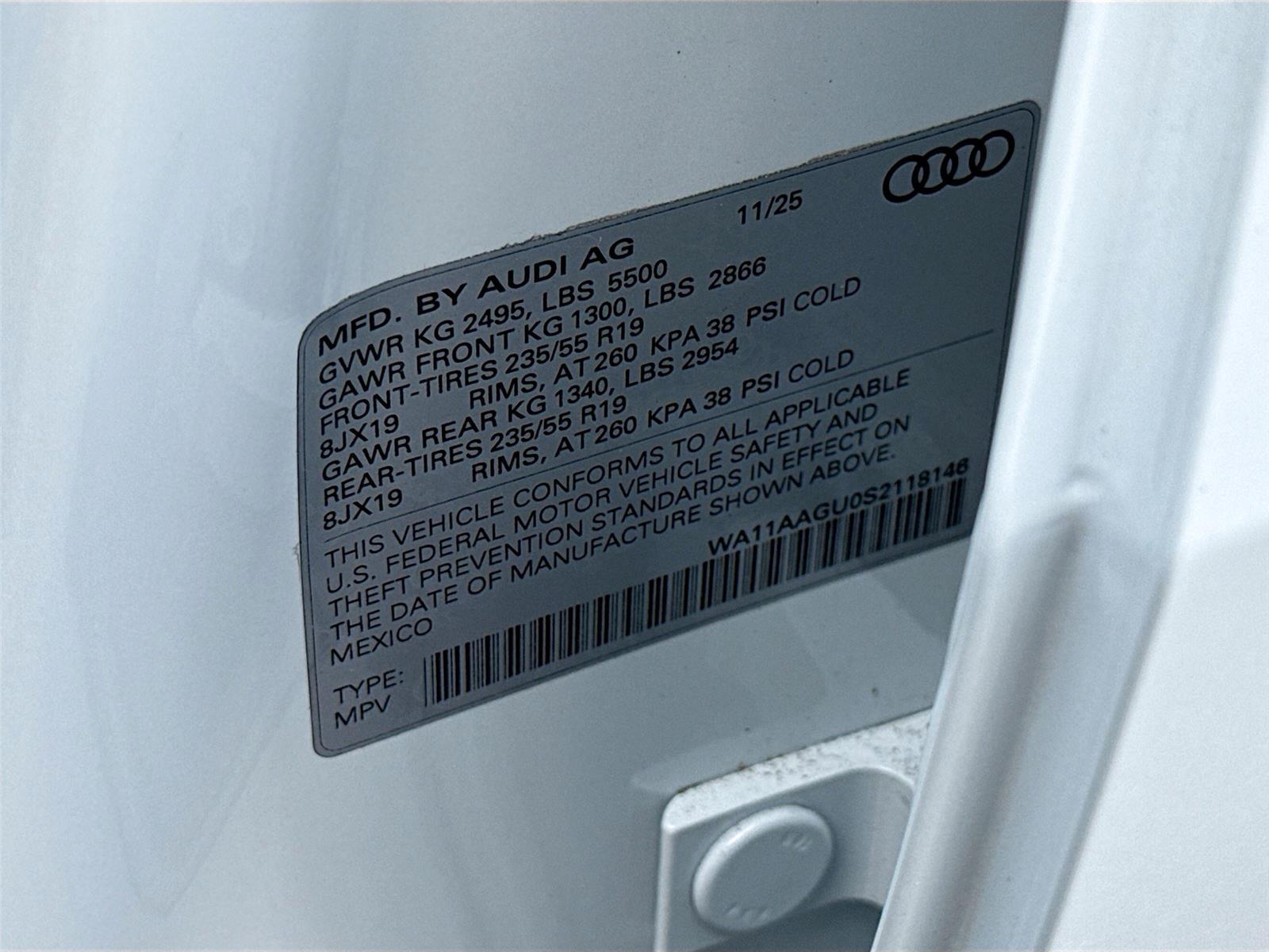 2025 Audi Q5 Premium