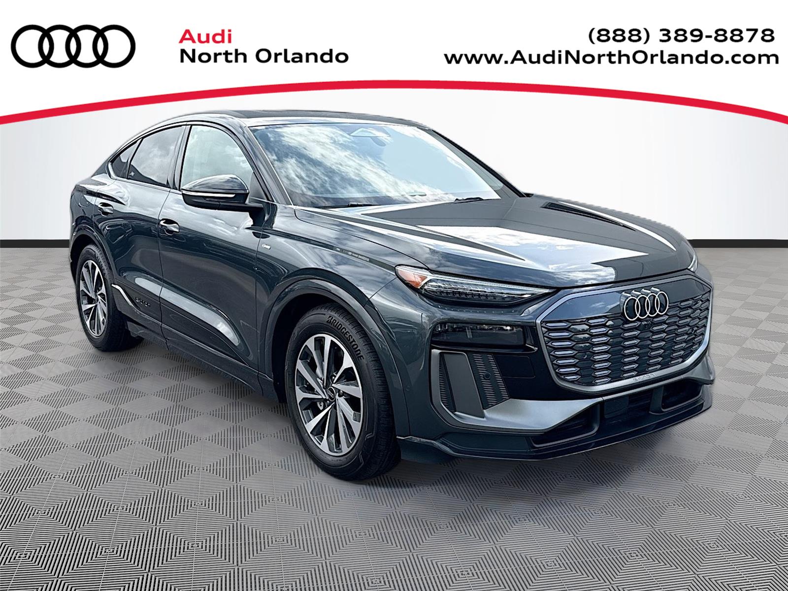 Manhattan Gray Metallic 2025 Audi Q6 e-tron Sportback quattro Prestige SUV / Crossover All-Wheel Drive Automatic