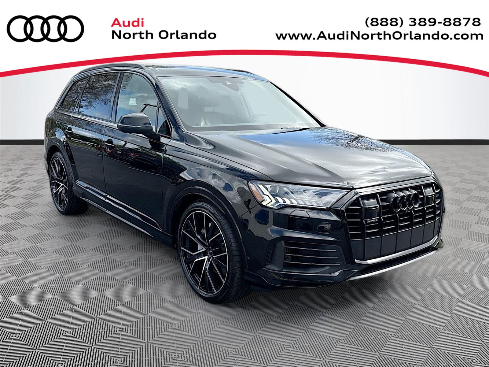 Mythos Black Metallic 2023 Audi Q7 quattro Prestige 55 TFSI SUV / Crossover All-Wheel Drive Automatic