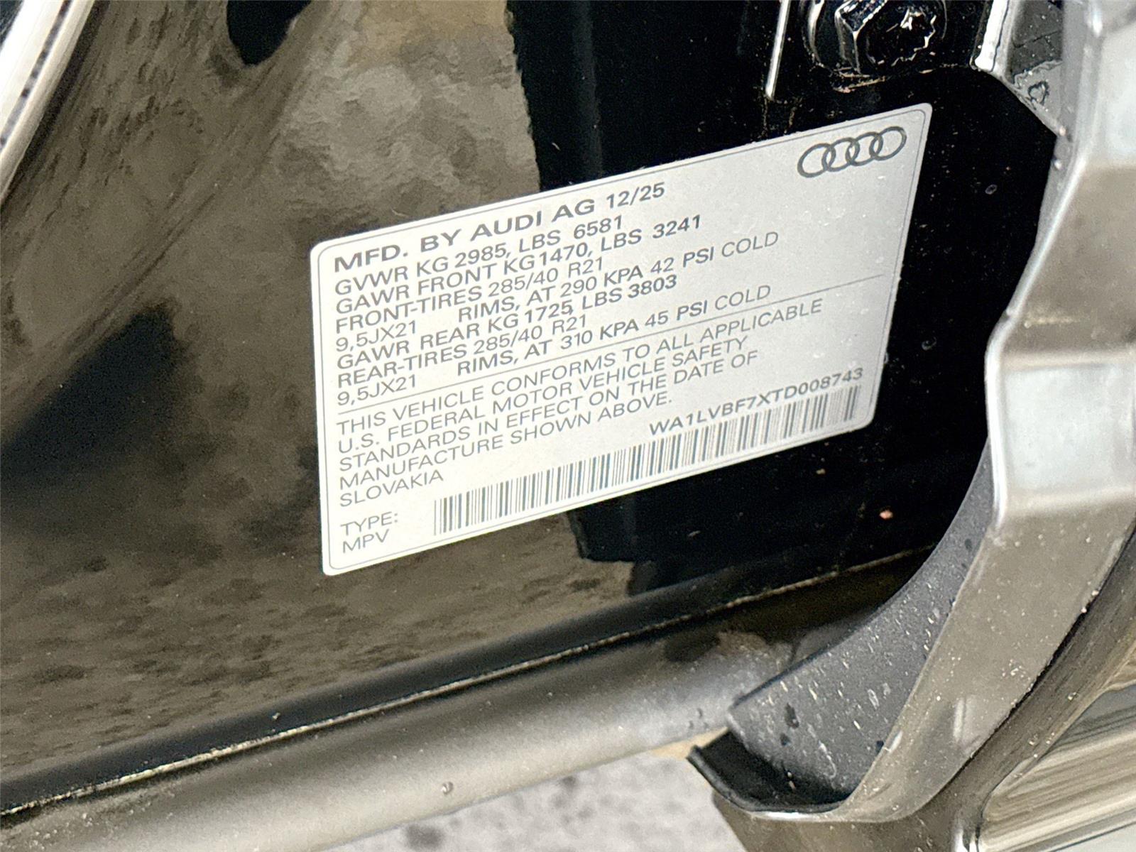 2026 Audi Q7 Premium Plus