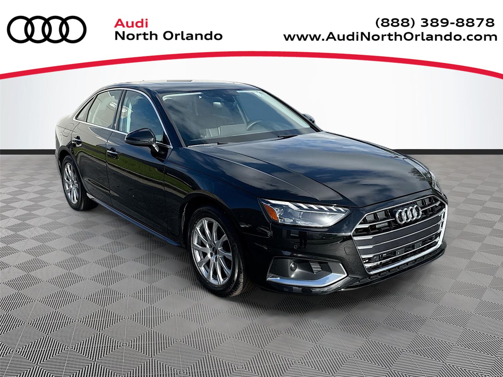 Mythos Black Metallic 2023 Audi A4 quattro Premium 40 TFSI AWD Sedan All-Wheel Drive Automatic
