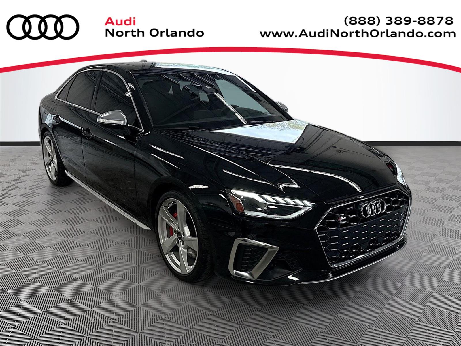 Mythos Black Metallic 2023 Audi S4 3.0T quattro Premium Plus AWD Sedan All-Wheel Drive Automatic