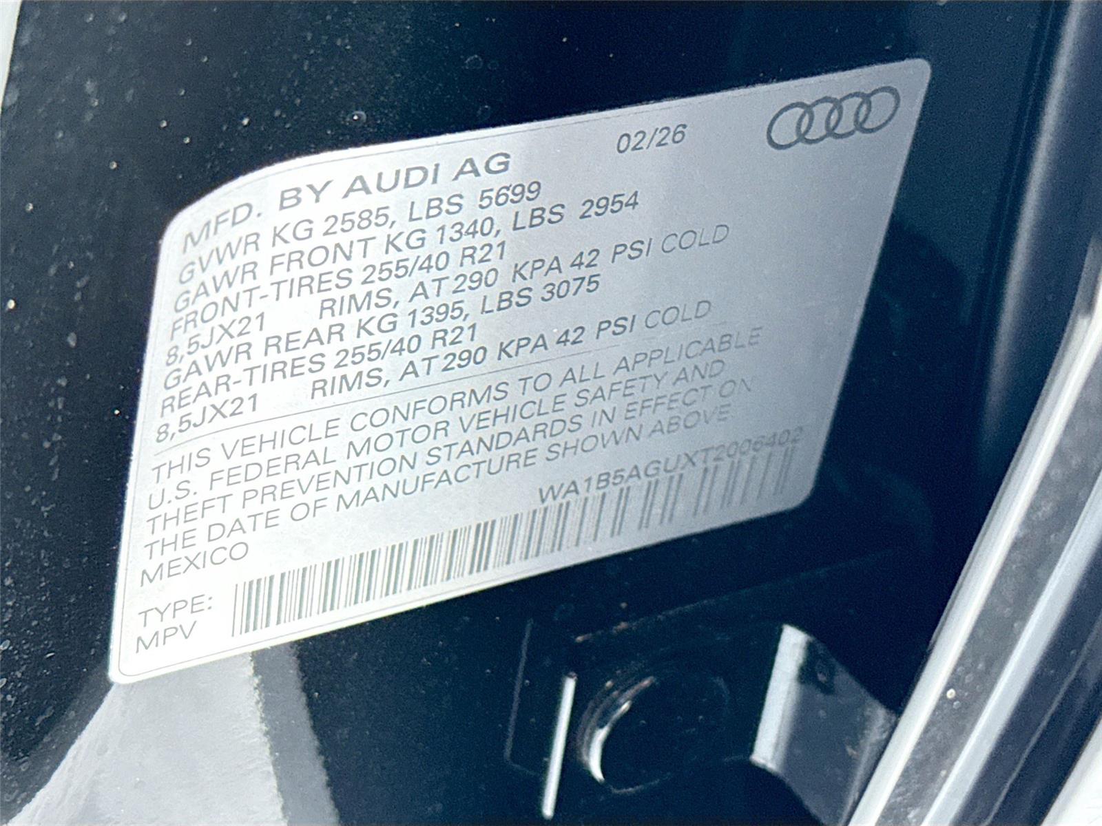 2026 Audi SQ5 Sportback Premium Plus