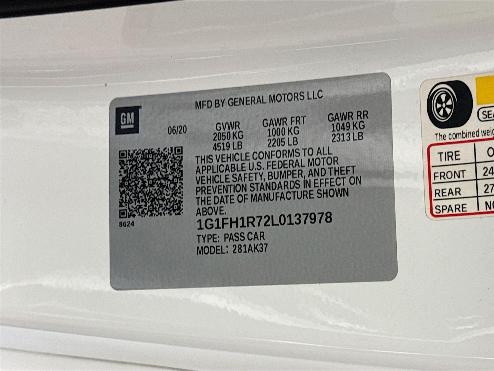 2020 Chevrolet Camaro 2SS