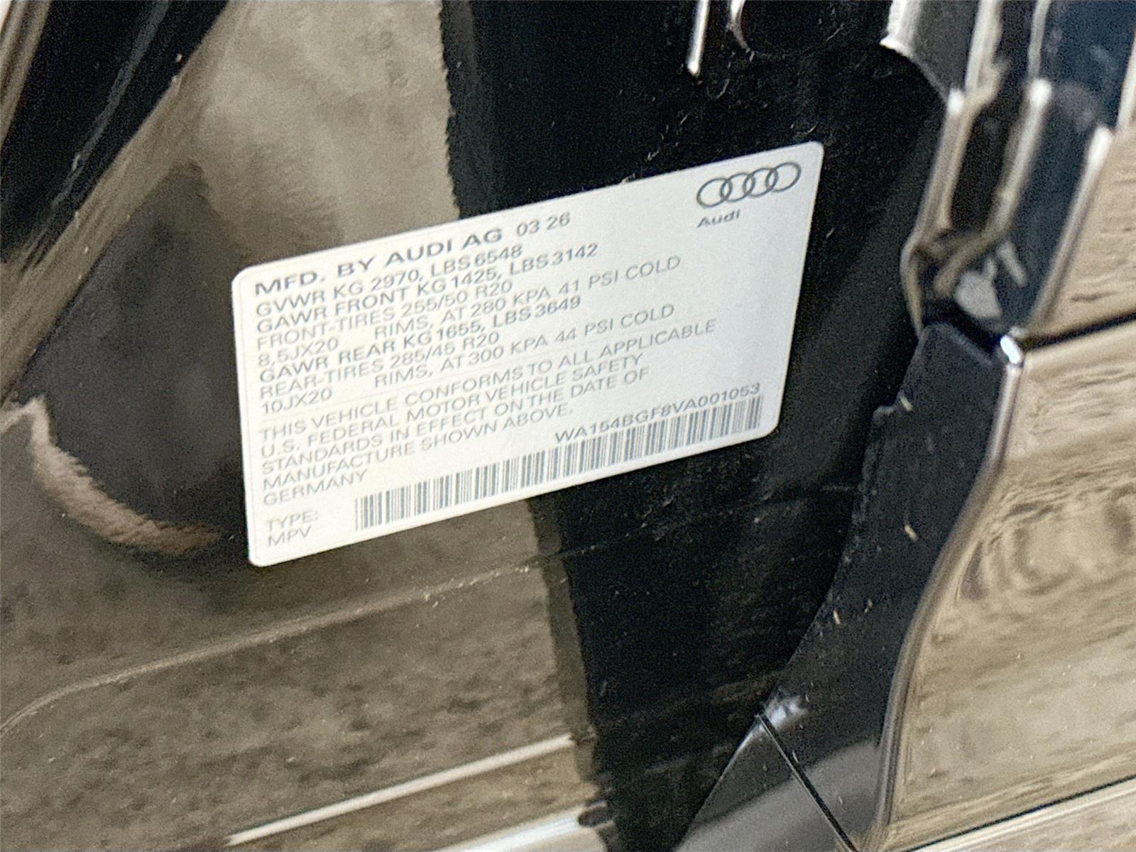 2027 Audi Q6 e-tron Premium Plus