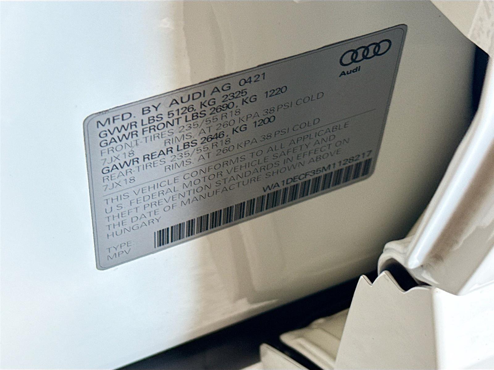 2021 Audi Q3 S line Premium