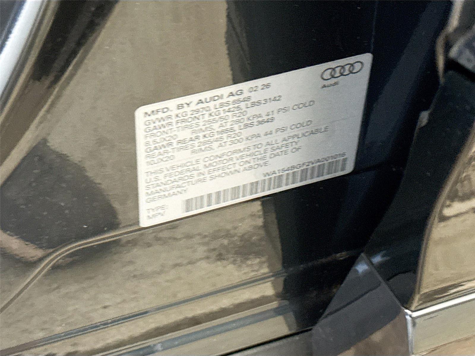 2027 Audi Q6 e-tron Premium Plus