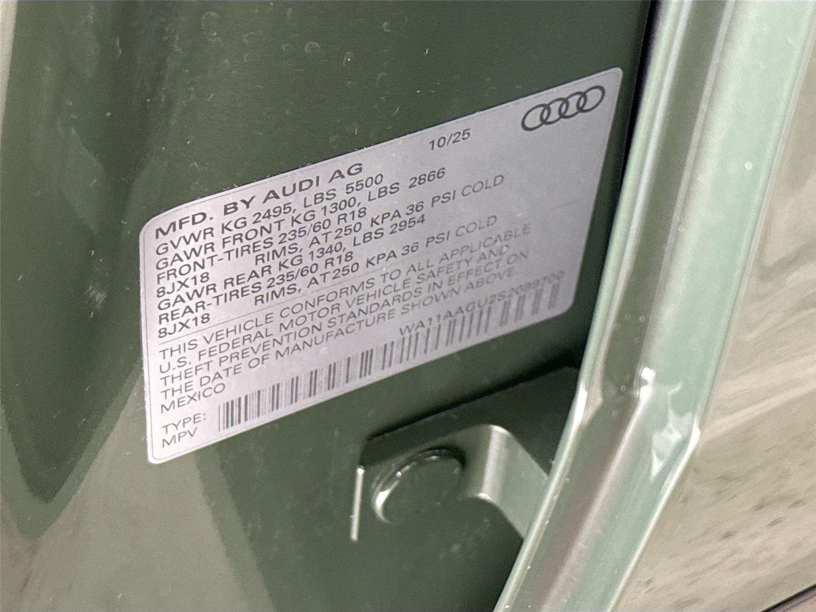 2025 Audi Q5 Premium