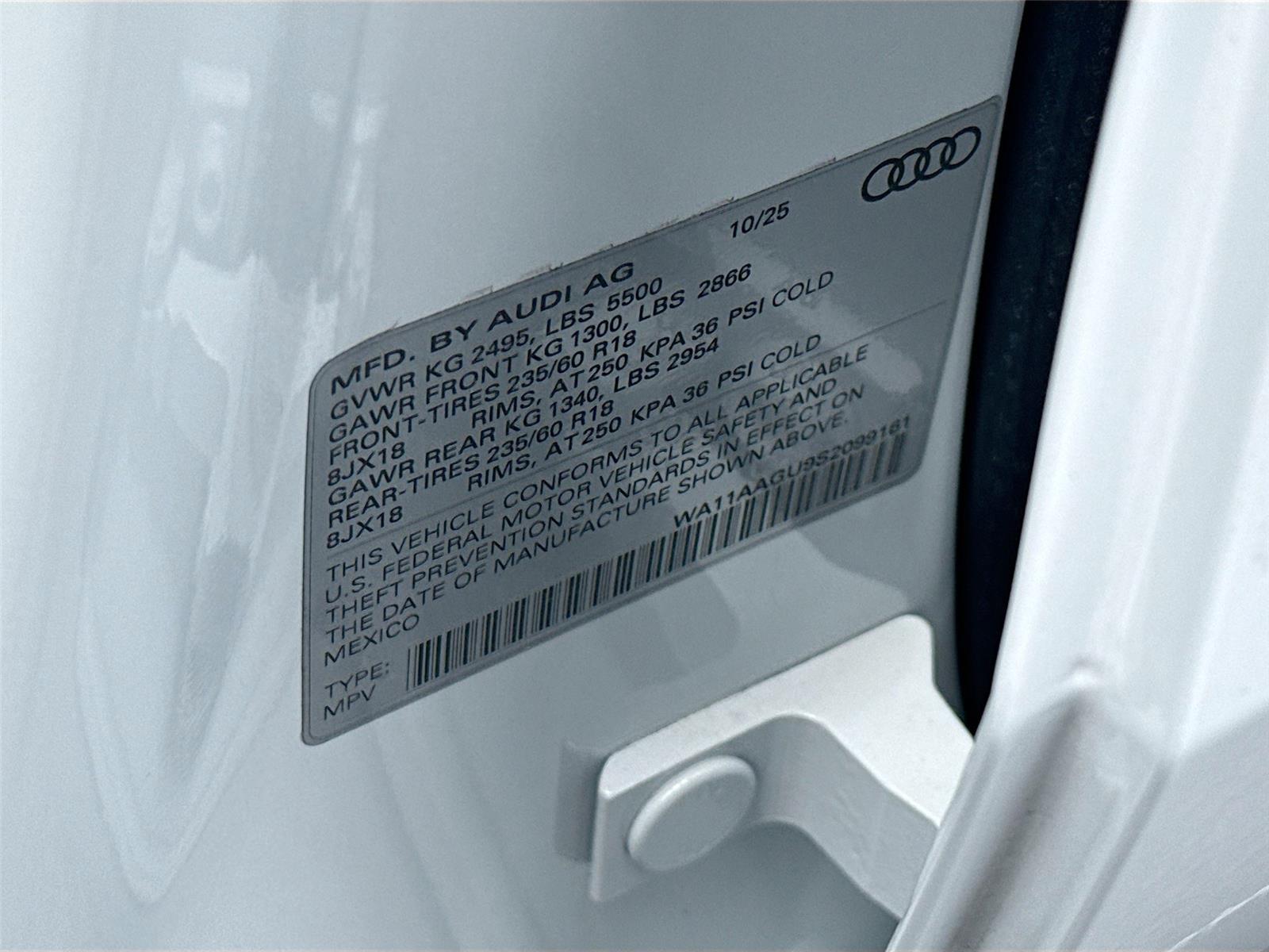 2025 Audi Q5 Premium