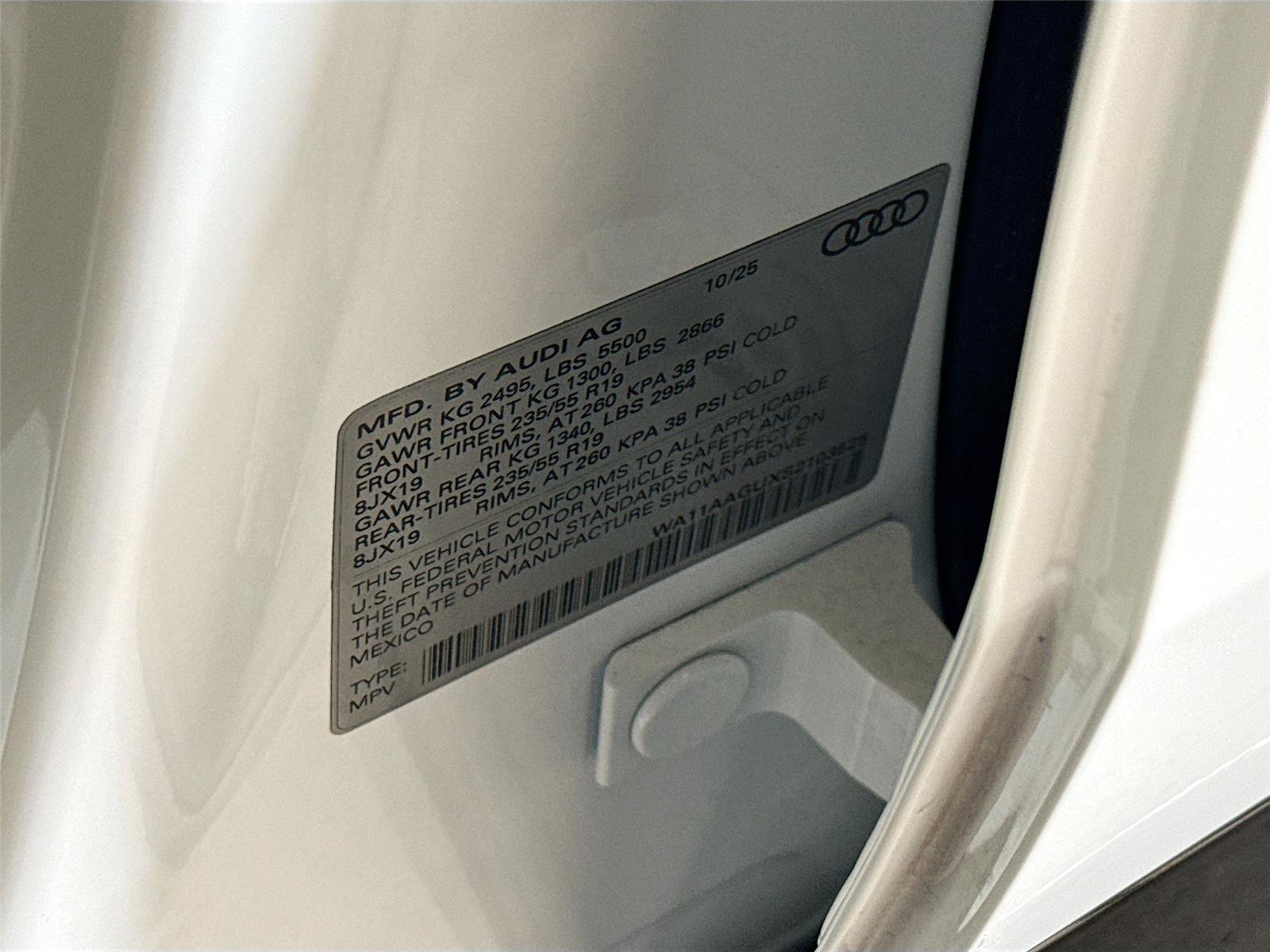 2025 Audi Q5 Premium