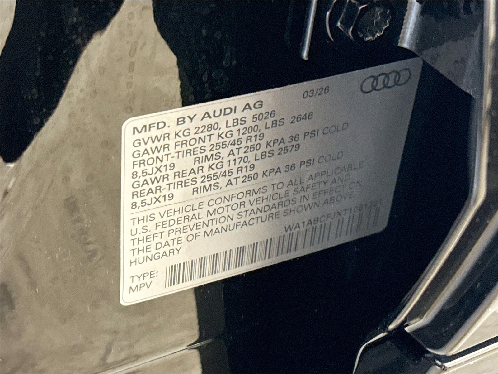 2026 Audi Q3 S line