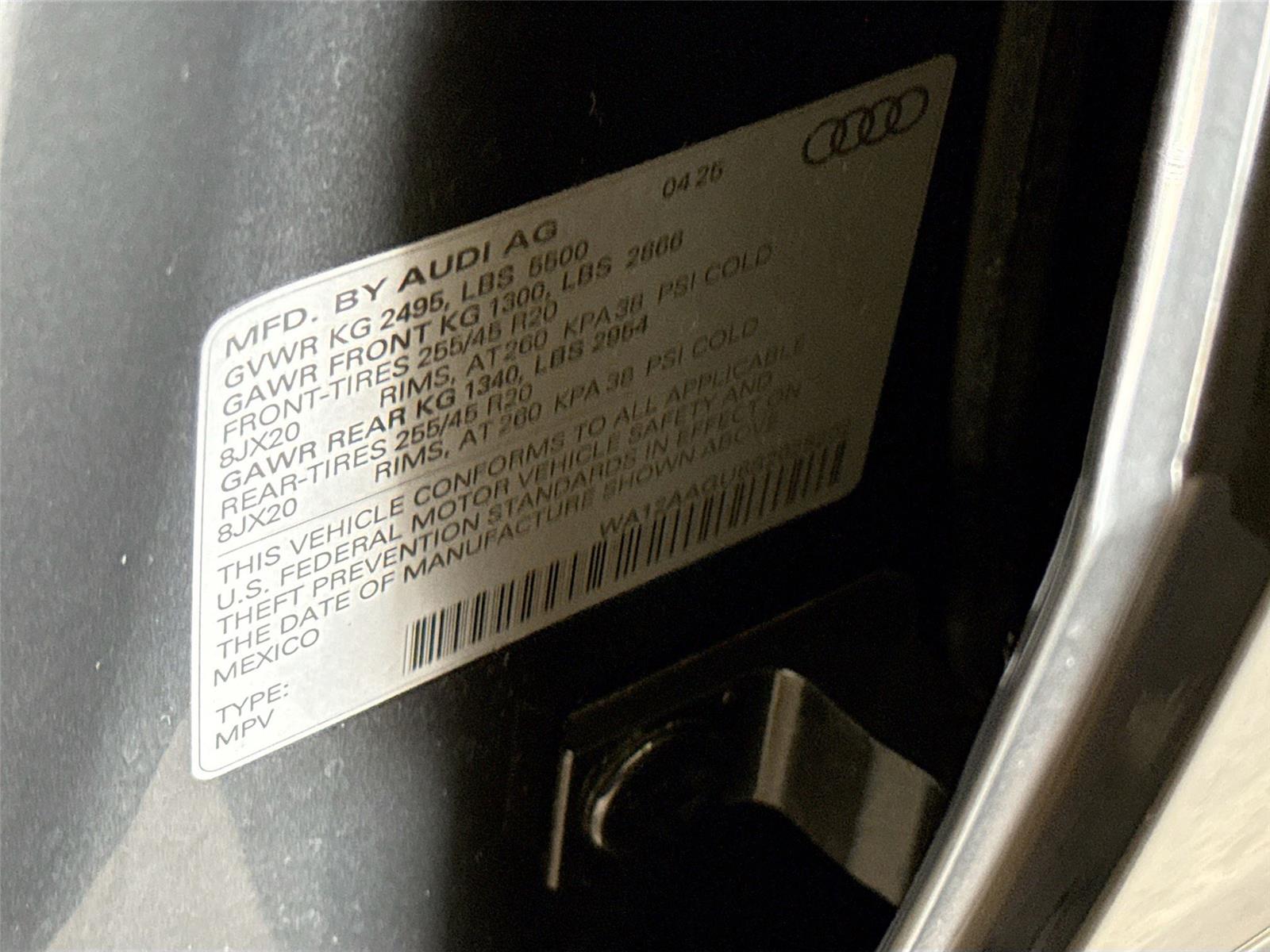 2025 Audi Q5 Premium Plus
