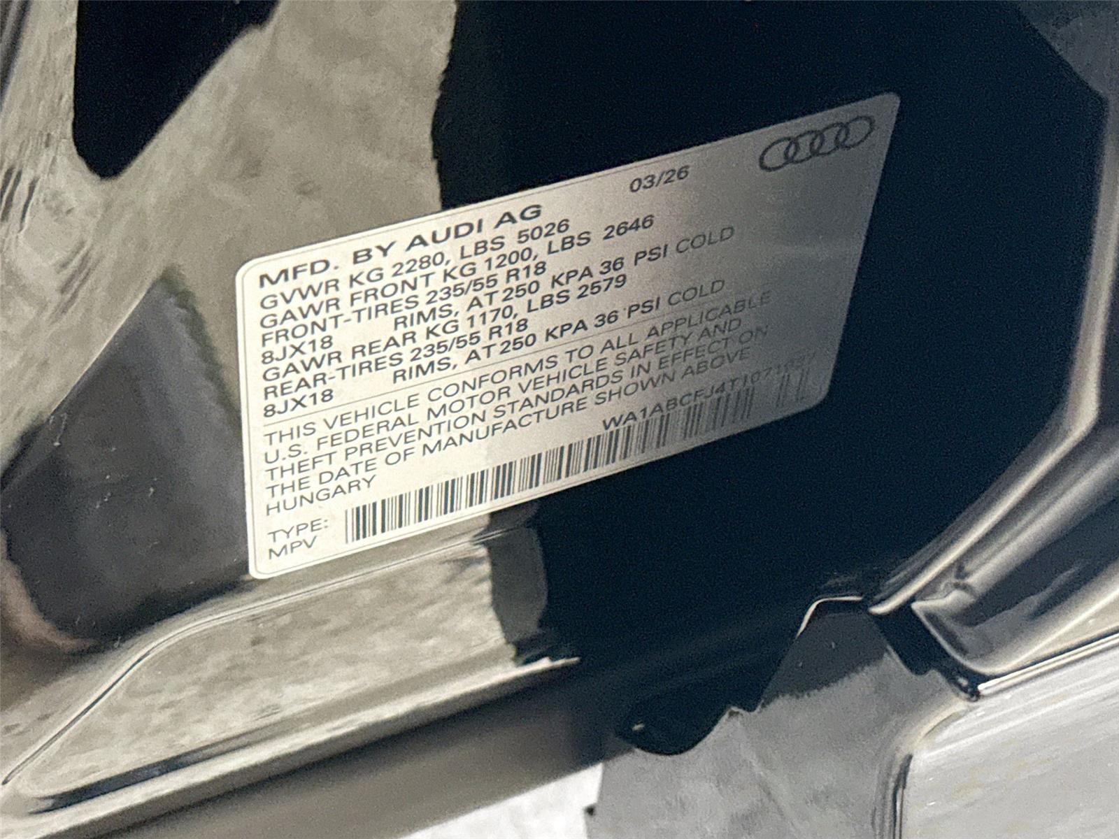 2026 Audi Q3 S line
