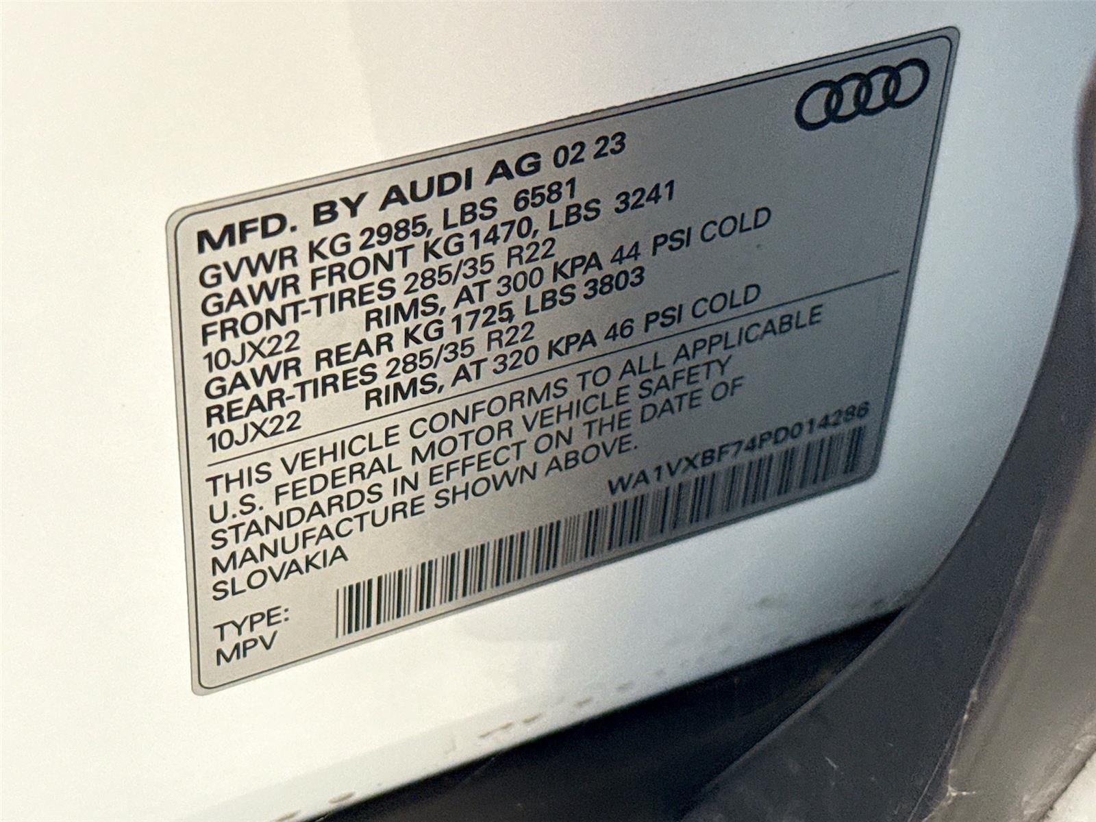 2023 Audi Q7 Prestige