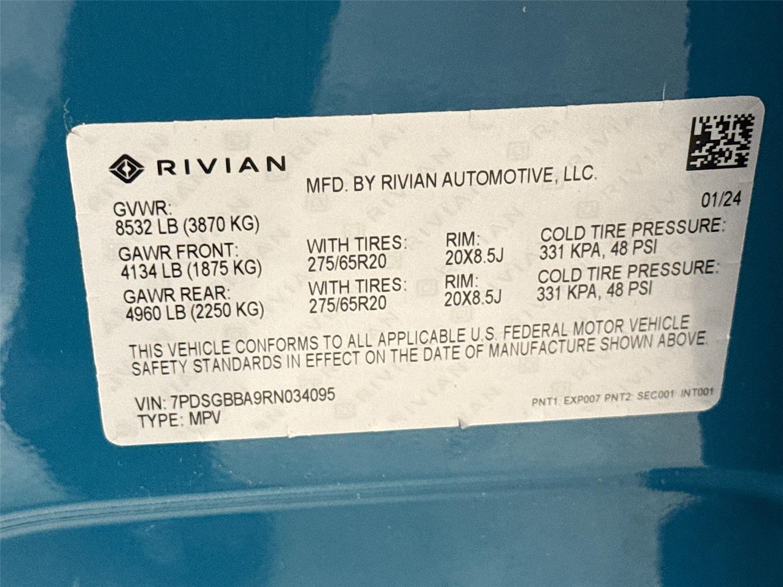 2024 Rivian R1S Adventure