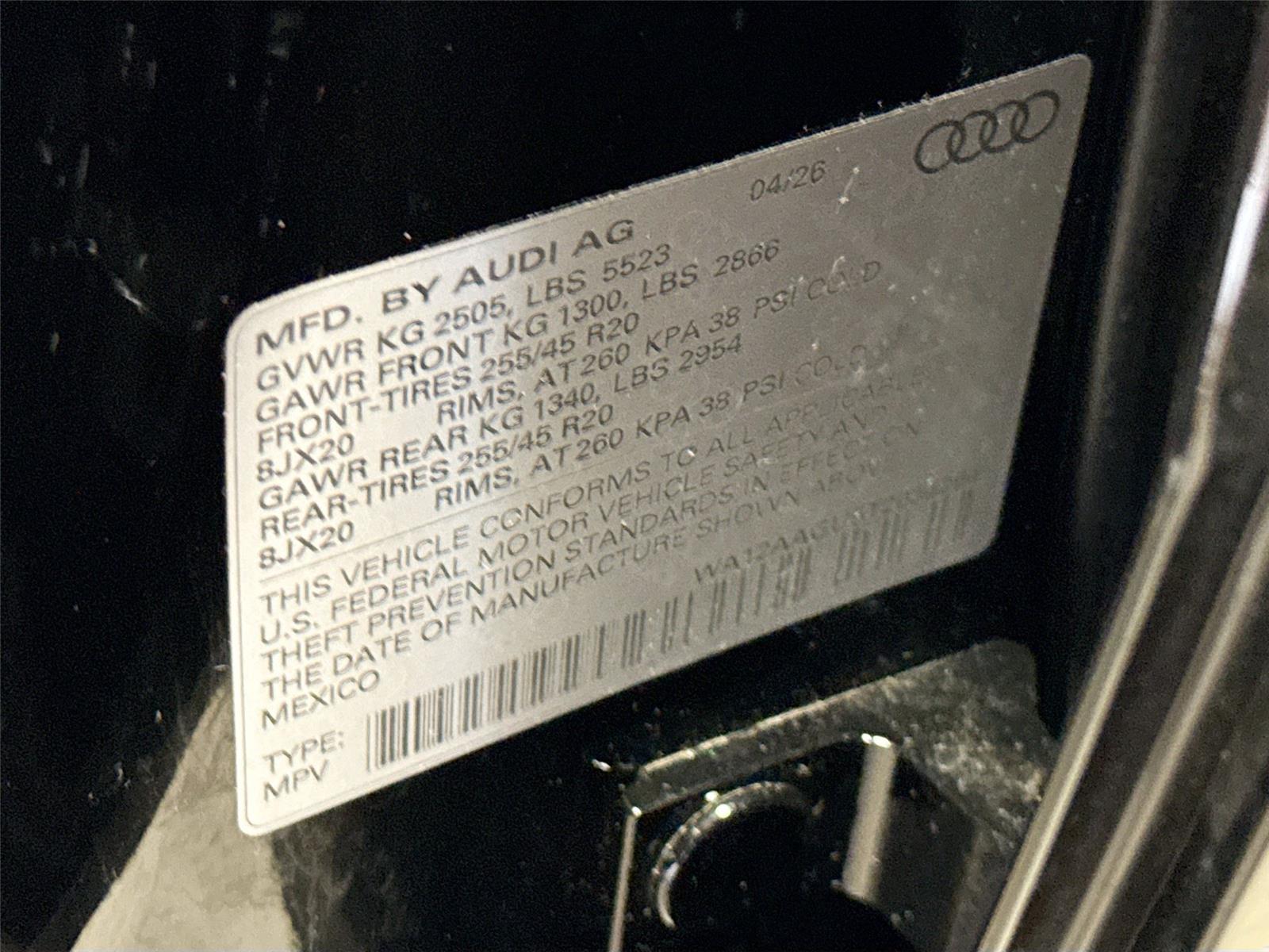 2026 Audi Q5 Premium Plus