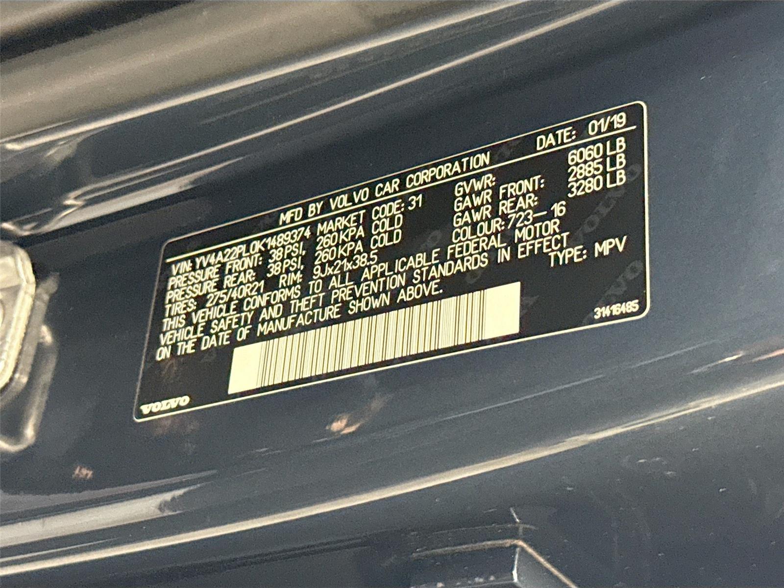 2019 Volvo XC90 Inscription