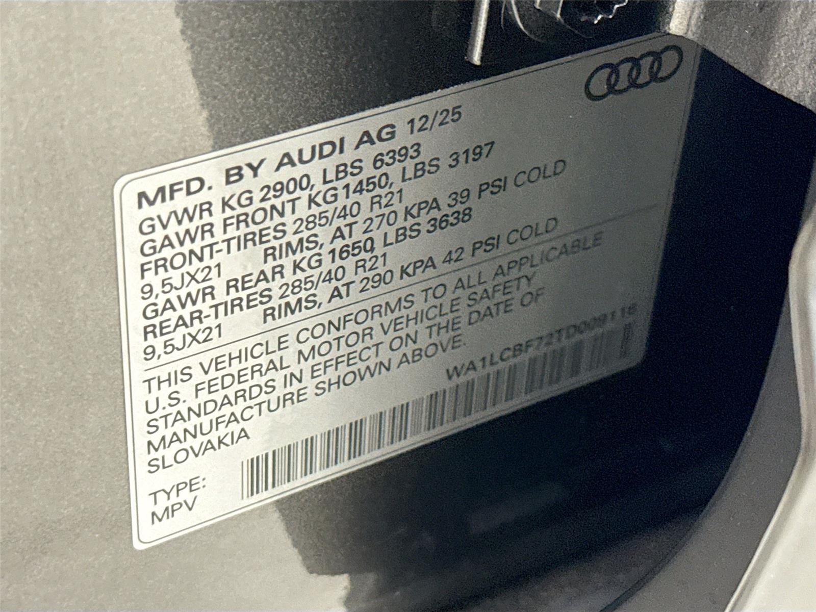 2026 Audi Q7 Premium Plus