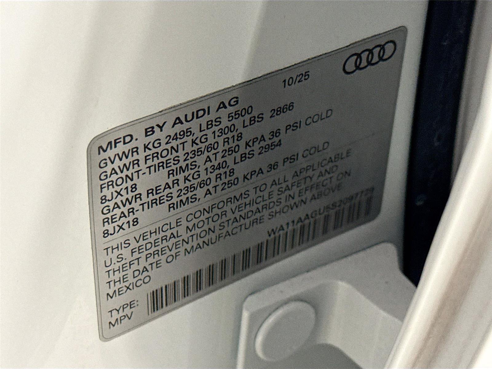 2025 Audi Q5 Premium