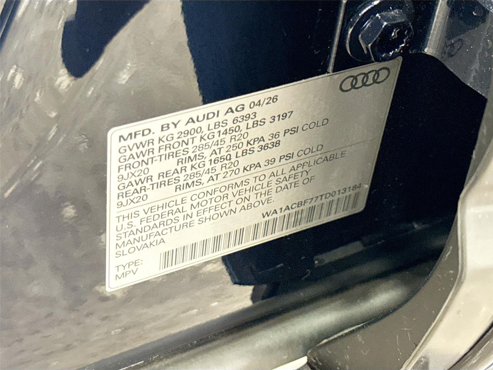 2026 Audi Q7 Premium