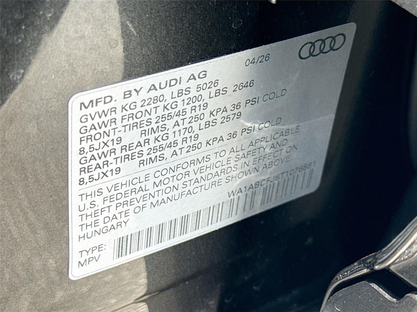 2026 Audi Q3 S line