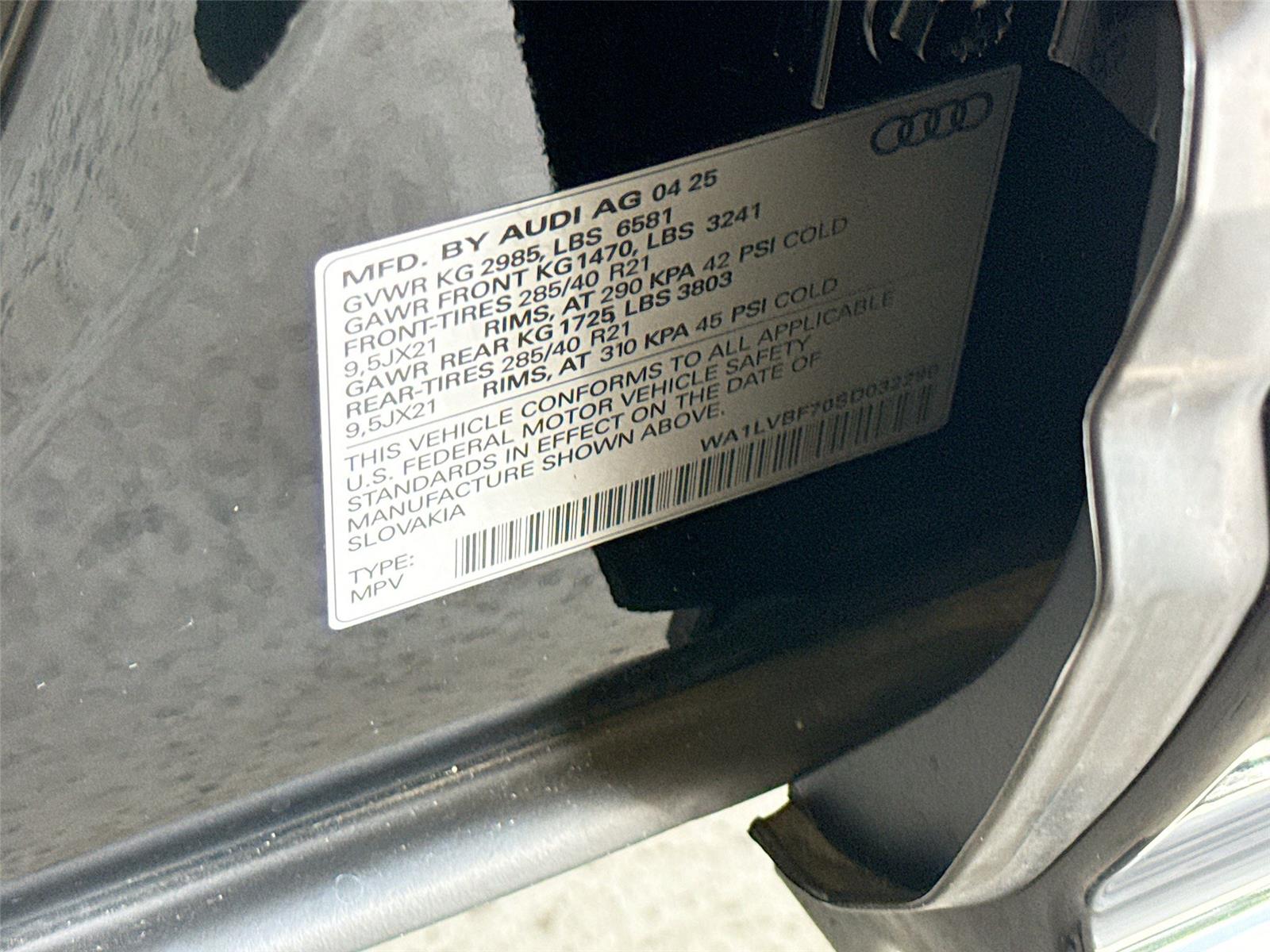 2025 AUDI Q7 PREMIUM PLUS