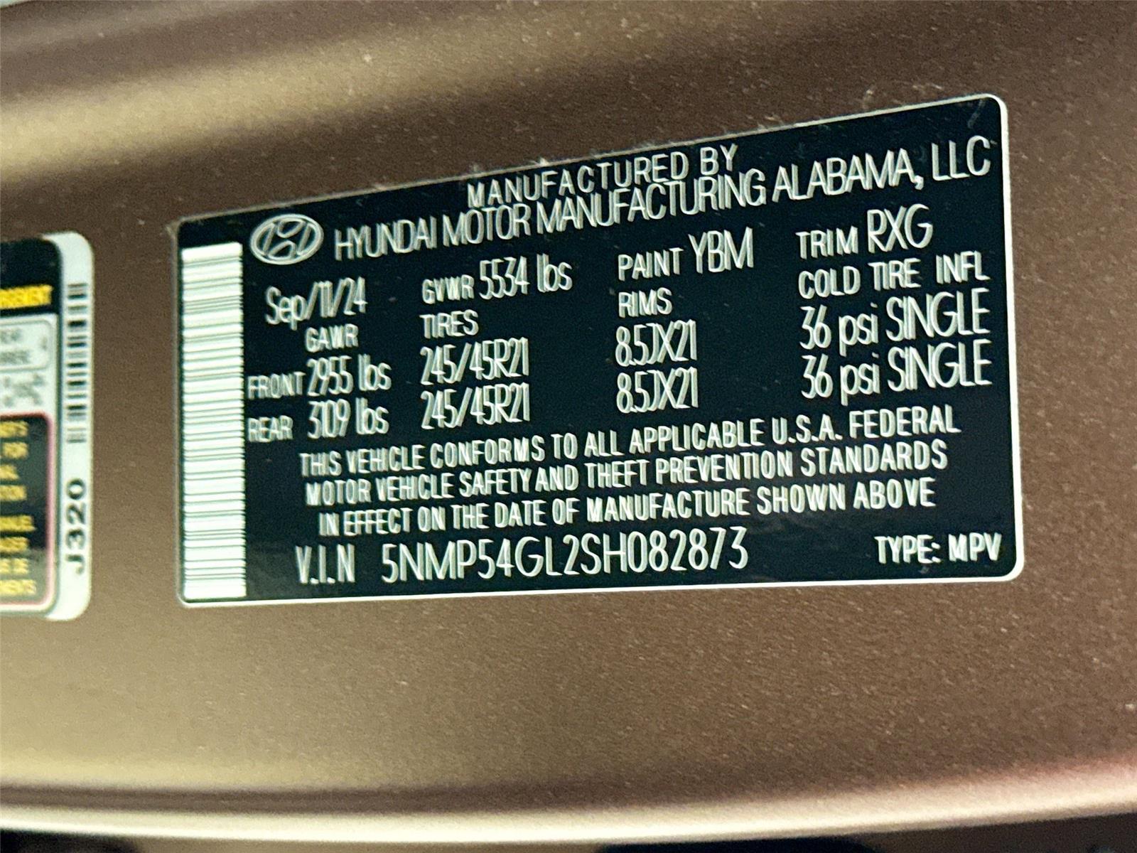2025 Hyundai Santa Fe Calligraphy