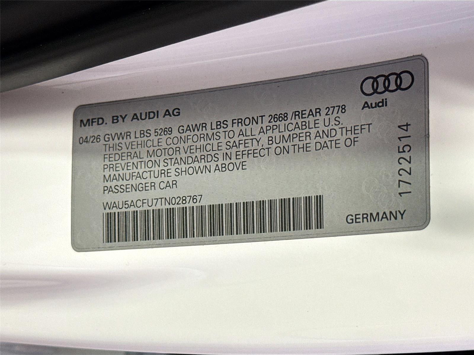 2026 Audi A5 Premium Plus